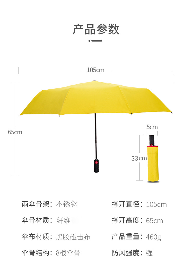 自动伞参数图