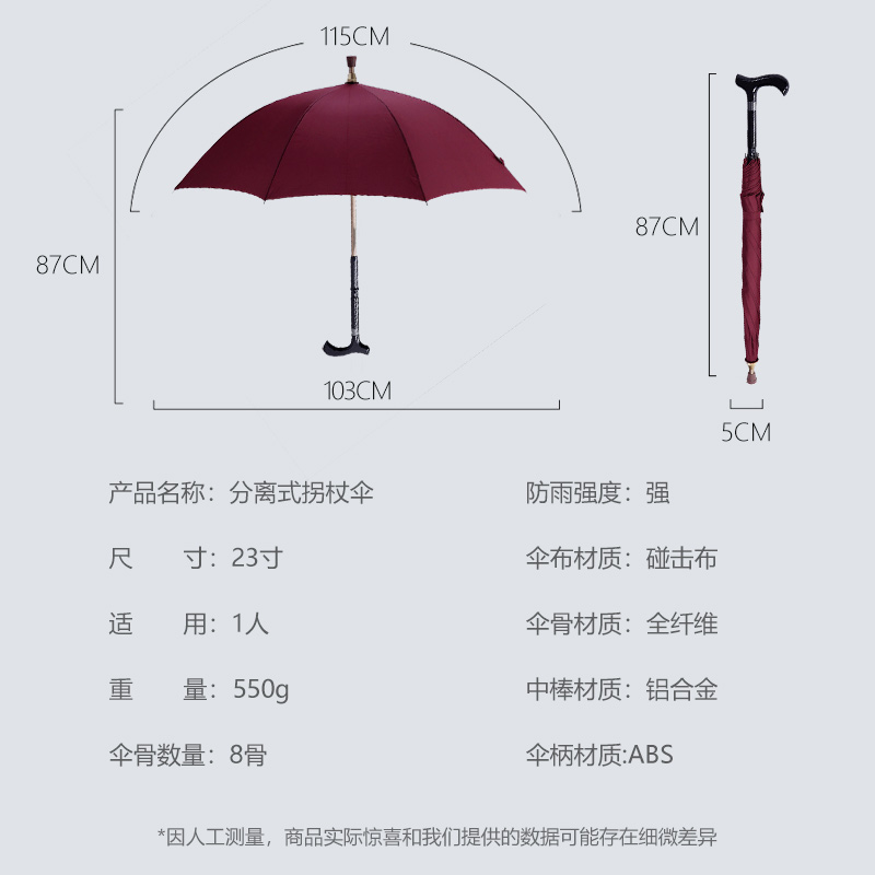 拐杖雨伞