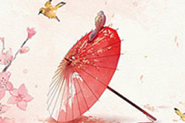雨伞定做之中国风雨伞