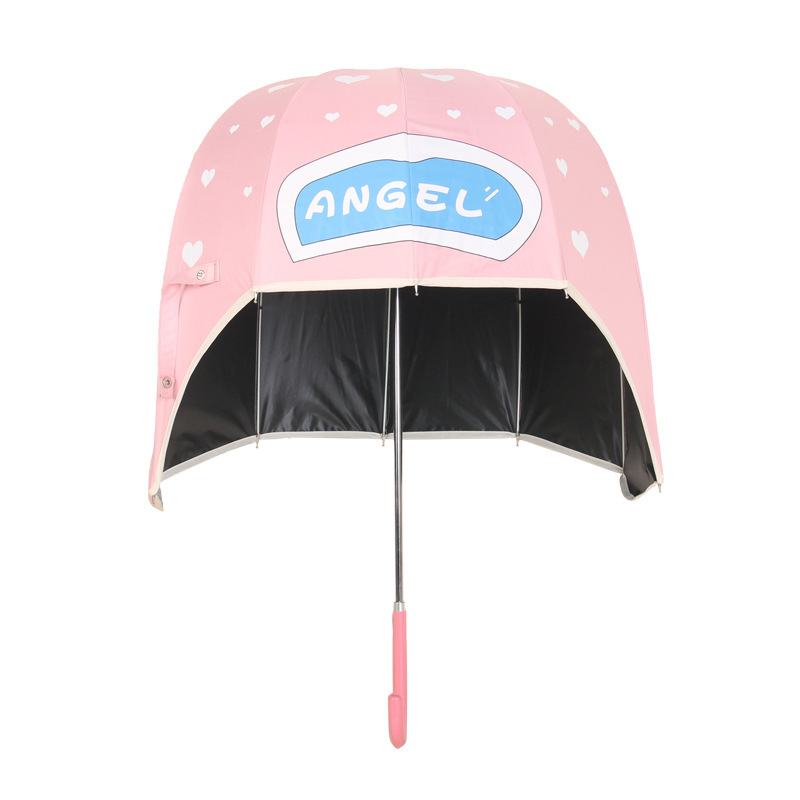 头盔式帽子伞儿童太阳伞