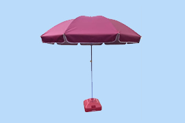 户外太阳伞伞布和支架的选择